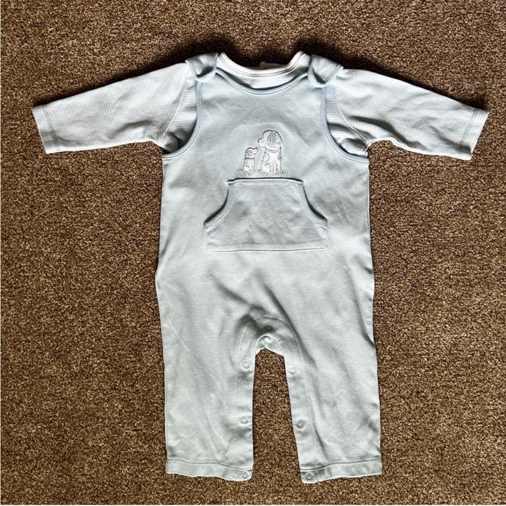 Little Me Light Blue Bodysuit Set
